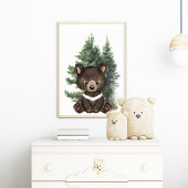 Baby Bears Woodland Kinderzimmer Art Set