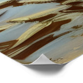 Baby Beaver Wildlife Portrait Poster (Ecke)