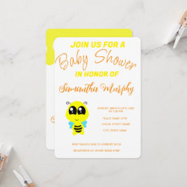 Baby Bee | Baby Shower Invitation Einladung
