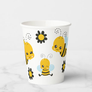 Baby Bee Baby Shower Party Pappbecher
