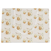 Baby Bee & Beehive Große Geschenktüte (Vorderseite)