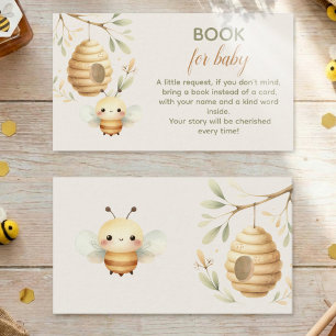 Baby-Bee-Buch für Baby Er oder Sie Einlegekarte Begleitkarte