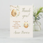 Baby Bee Danke fürs Da-Sein (Stehend Vorderseite)