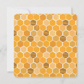 Baby Bee Gender offenbaren rosa blaue Einladung (Rückseite)