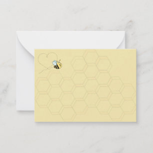 Baby Bee Junge Einsatzkarte Mitteilungskarte