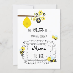*~* Baby Bee MAMA to BEE Baby Shower Einladung