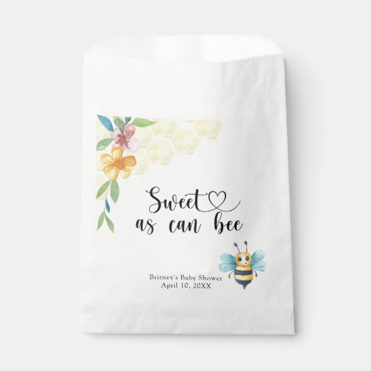 Baby Bee - süß wie Biene Geschenktütchen (Vorderseite)