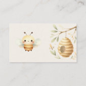 Baby Bee Windel-Raffle Er oder Sie Begleitkarte (Rückseite)