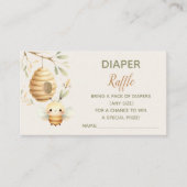 Baby Bee Windel-Raffle Er oder Sie Begleitkarte (Vorderseite)