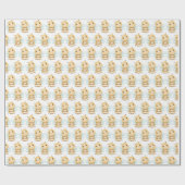 Baby Bee Wrapping Paper Geschenkpapier (Flach)