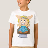 Baby bekommen Haarschnitt Funny Kids Friseur Shop T-Shirt (Vorderseite)