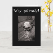 BABY BEKOMMT BEREIT JAHRESTAG KARTE (Gelbe Blume)