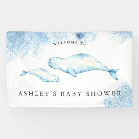 Baby Beluga | Begrüßungsbanner für Ocean Baby Show Banner (Horizontal)
