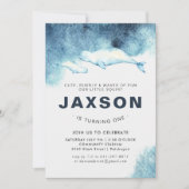 Baby Beluga | Einladung zur Geburtstagspartei (Vorderseite)