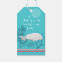 Baby Beluga Favor Tag