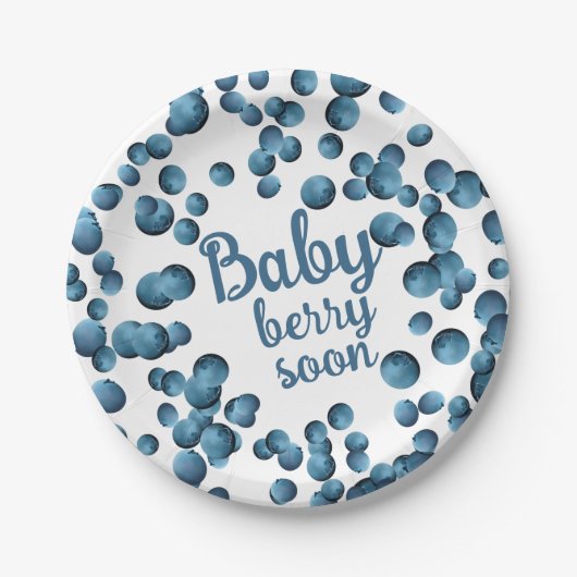 Baby Berry Soon Pappteller (Vorderseite)