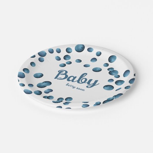 Baby Berry Soon Pappteller (Schrägansicht)