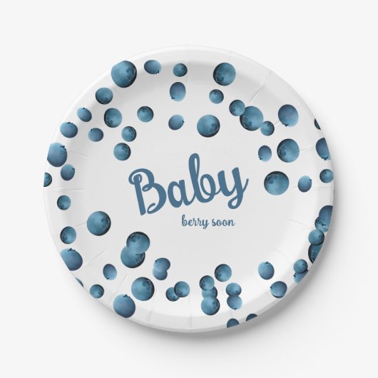 Baby Berry Soon Pappteller (Vorderseite)