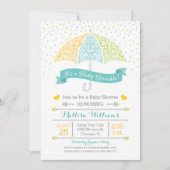 Baby besprühen Duschen-Spitzen- Einladung (Vorderseite)