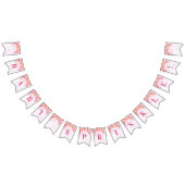 Baby besprühen Fahnen-Lavendelwatercolor-Blumen Wimpelkette (Alle)