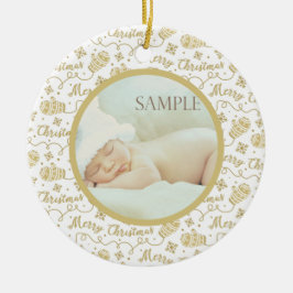 Baby Best Gift je Foto Vorlage Keramik Ornament