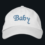 Baby bestickte Baseballkappe / Hat Blue<br><div class="desc">Babyname auf individualisierbare bestickte Baseballkappe / Baseballhut in blau,  von 369MyName. ... ... ... ...  Unsere personalisierten Produkte sind so konzipiert,  dass Sie den Text leicht ändern können... ... ... .</div>