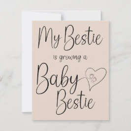 Baby Bestie Ankündigung