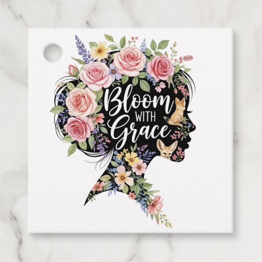 Baby Bib Geschenkanhänger (Vorderseite)