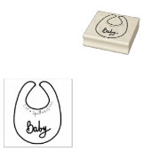 Baby Bib Gummistempel (Stempel)