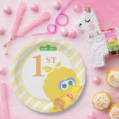 Baby Big Bird Geburtstag Pappteller (Party)