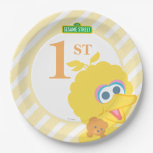 Baby Big Bird Geburtstag Pappteller