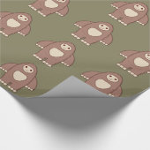 Baby Bigfoot Geschenkpapier (Ecke)