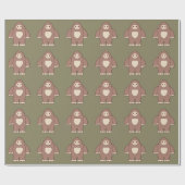 Baby Bigfoot Geschenkpapier (Flach)