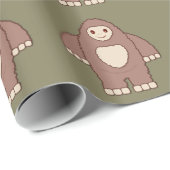 Baby Bigfoot Geschenkpapier (Rolleneckpunkt)