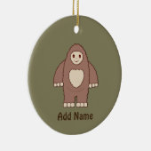 Baby Bigfoot Keramik Ornament (Rechts)