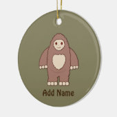 Baby Bigfoot Keramik Ornament (Links)