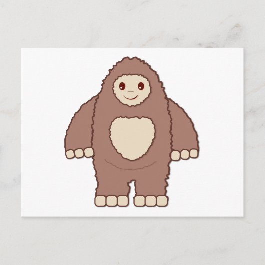 Baby Bigfoot Postkarte (Vorderseite)