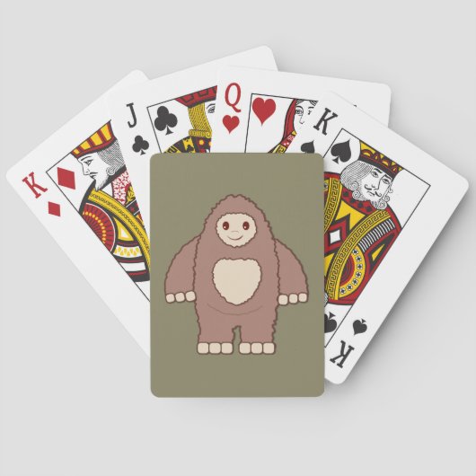 Baby Bigfoot Spielkarten (Rückseite)