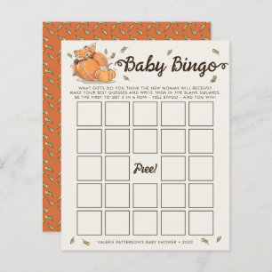 Baby Bingo Autumn Baby Showspiel
