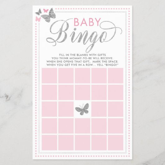 Baby Bingo, Butterfly Baby Showspiel Flyer (Vorne)