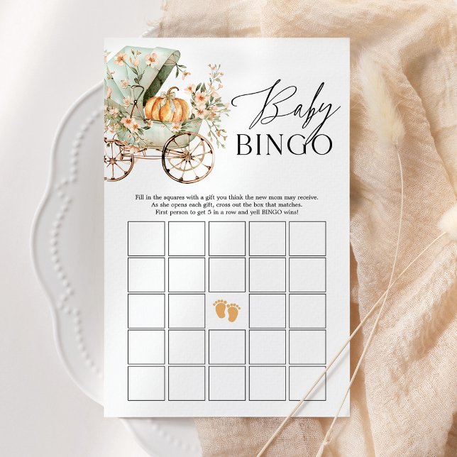 Baby Bingo Fall Little Pumpkin Baby Shower Game (Von Creator hochgeladen)