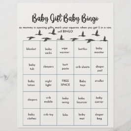 Baby Bingo für Duck-Babydusche