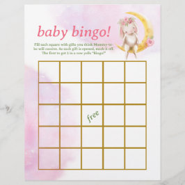 Baby Bingo & Name Race Bunny Baby Showspiel Flyer