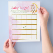 Baby Bingo & Name Race Bunny Baby Showspiel Flyer (Hand)
