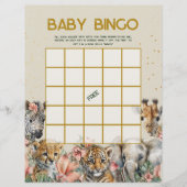 Baby Bingo & Name Race Wild Baby Showspiel Flyer (Vorne)