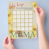 Baby Bingo & Name Race Wild Baby Showspiel Flyer (Hand)