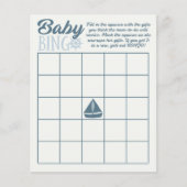 Baby Bingo Nautical Theme Boy Showspiel Flyer (Vorne)