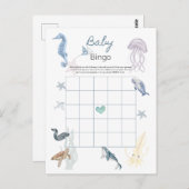 BABY BINGO POSTKARTE (Vorne/Hinten)