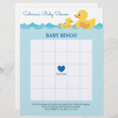 Baby Bingo Rubber Duck Baby Showspiel (Vorne/Hinten)