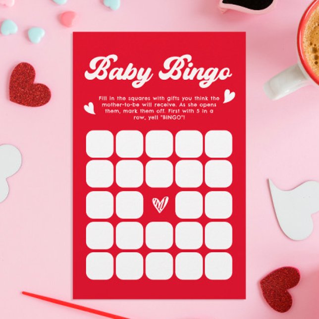 Baby Bingo Valentines Baby Showspiel (Von Creator hochgeladen)